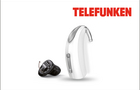 TELEFUNKEN Logo mit Im-Ohr-Hörsystem und Hinter-dem-Ohr-Hörsystem